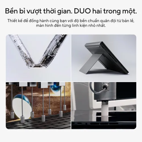 Laptop Asus ZenBook Duo UX8407AA-SN439WS (Intel Core Ultra X7 Processor 358H | 32GB | 512GB | Intel Arc | 14 inch 3K OLED | Cảm ứng | Win 11 | Office | Xám)